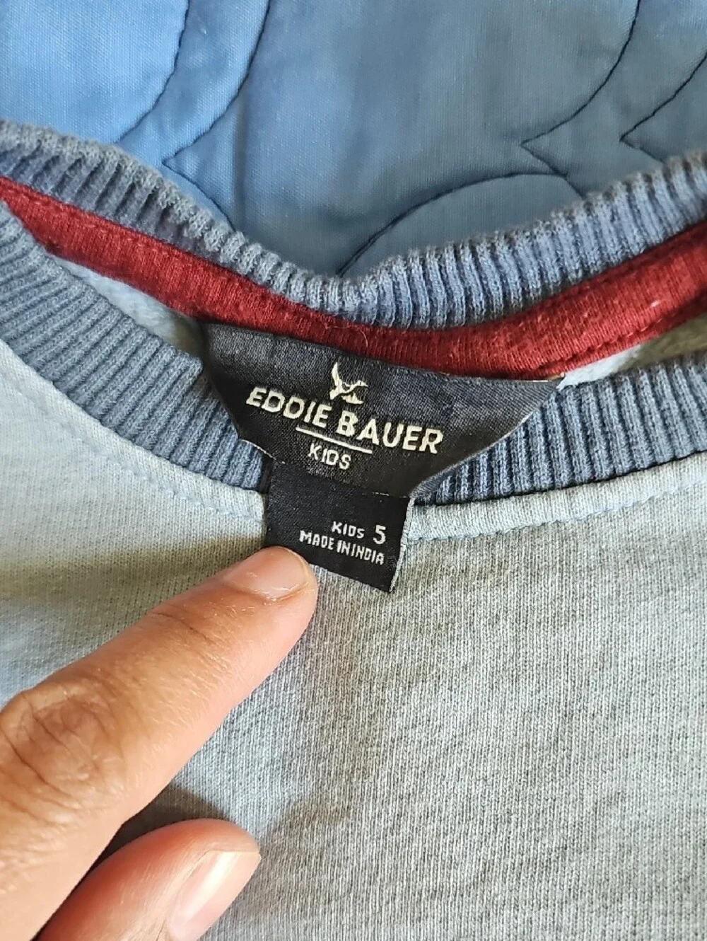 Eddie Bauer Colorblock Crewneck Sweatshirt